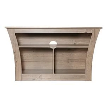 Contemporary Style Entertainment Table with Open Compartments